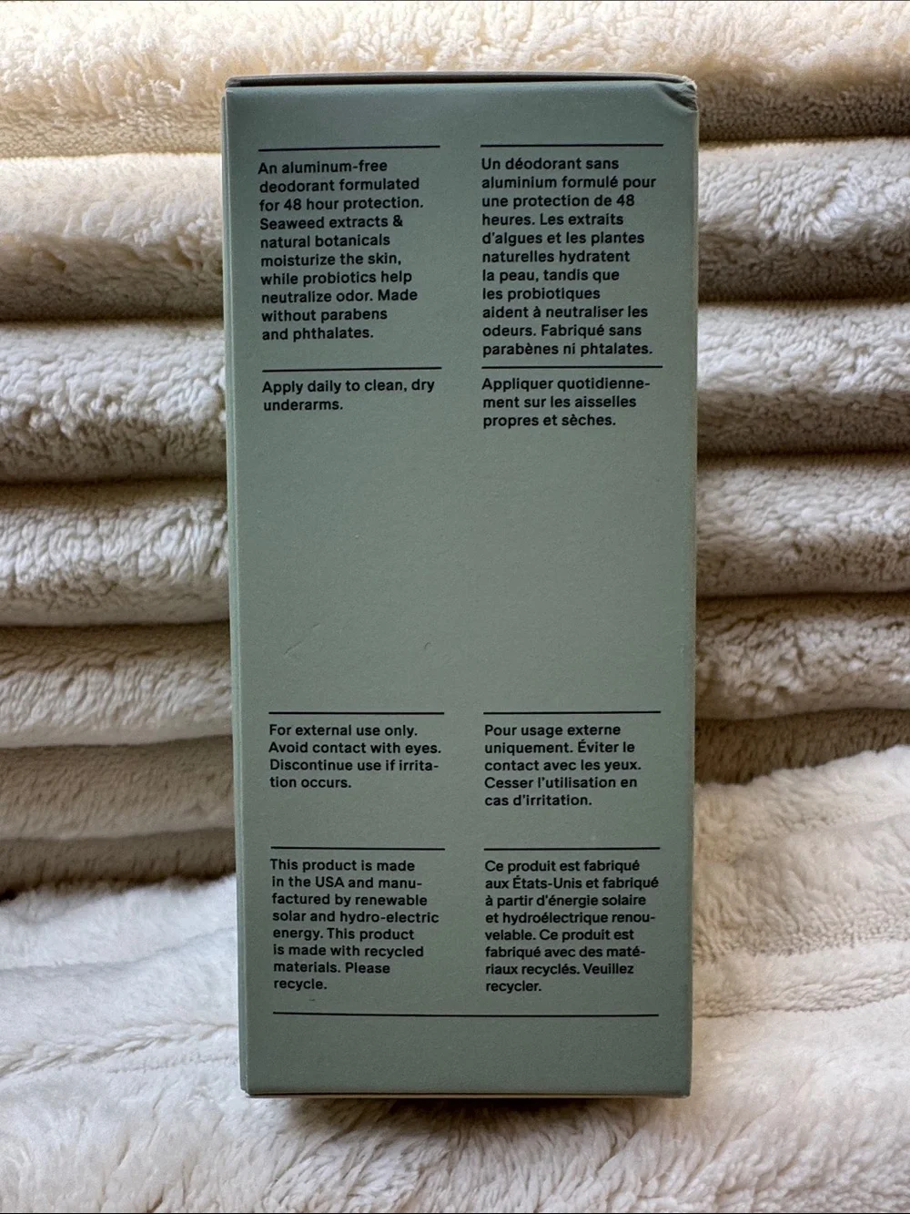 Salt & Stone Bergamot & Hinoki Deodorant - NIB